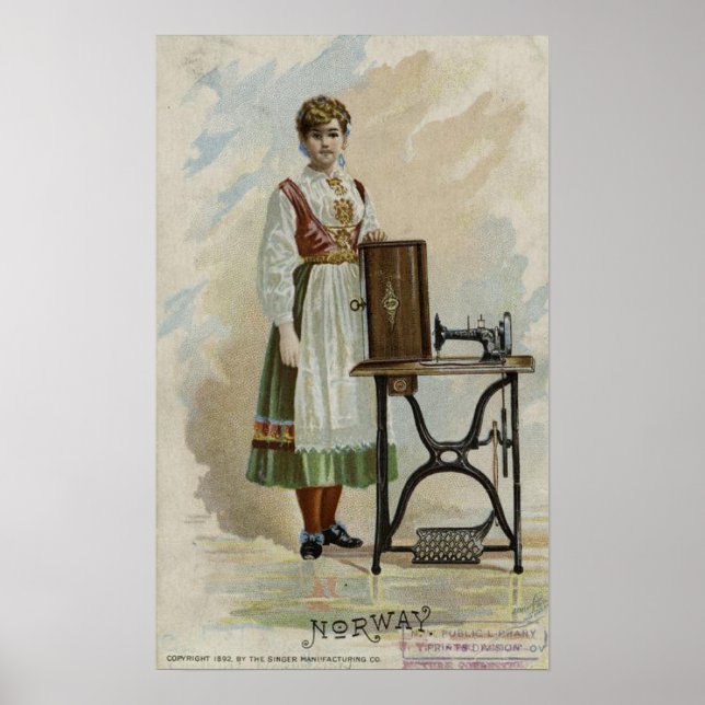Norway Traditional Dress Poster (Front)
