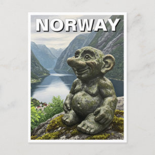 Norway Troll Postcard