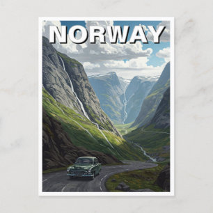 Norway Trollstigen Postcard
