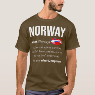 Norway Vikings Oslo Fjord Elk Norge Norway 7 T-Shirt