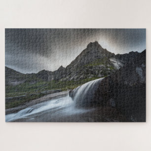Norway Waterfall Jigsaw Puzzle