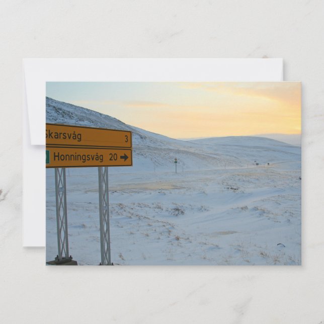 Norway winter Card (Front)
