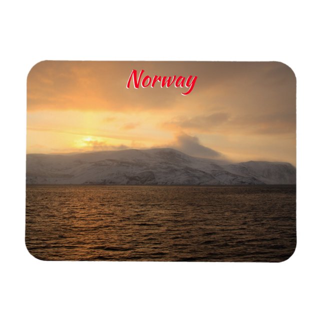 Norway winter coast magnet (Horizontal)