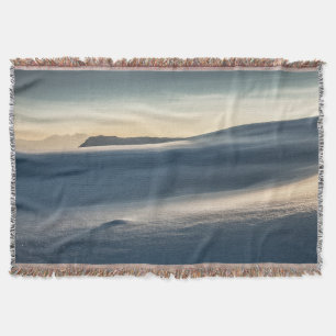 Norway Winter Landscape Photo Throw Blanket