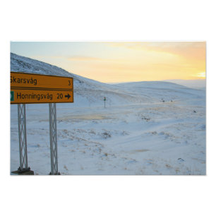 Norway winter photo print