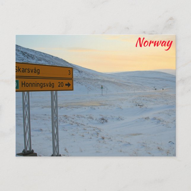 Norway winter postcard (Front)