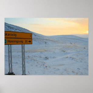 Norway winter poster