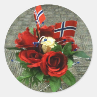 NORWAYROSE CLASSIC ROUND STICKER