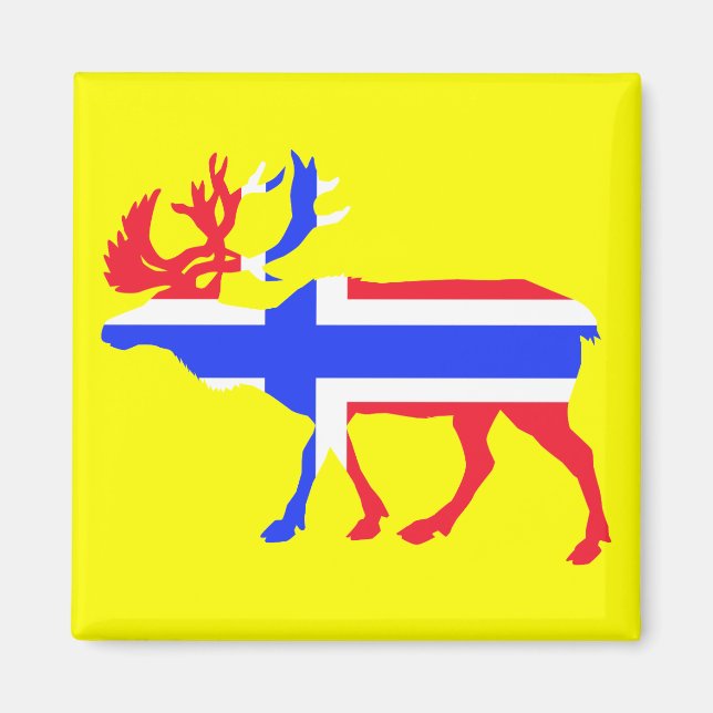 Norwege Elk Magnet (Front)