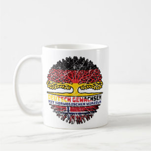 Norwegen Norwegisch Deutsch Deutschland Baum Coffee Mug