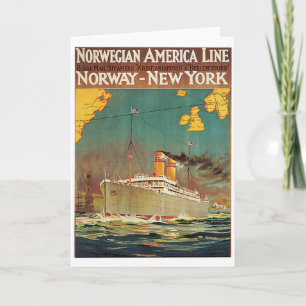 Norwegian American Line Card