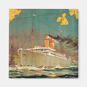 Norwegian American Line Magnet