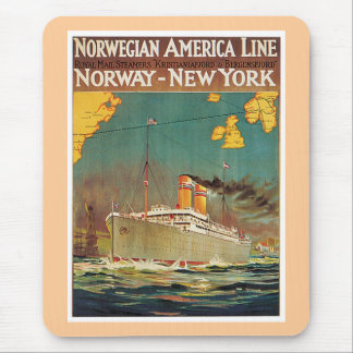 Norwegian American Line Mouse Mat