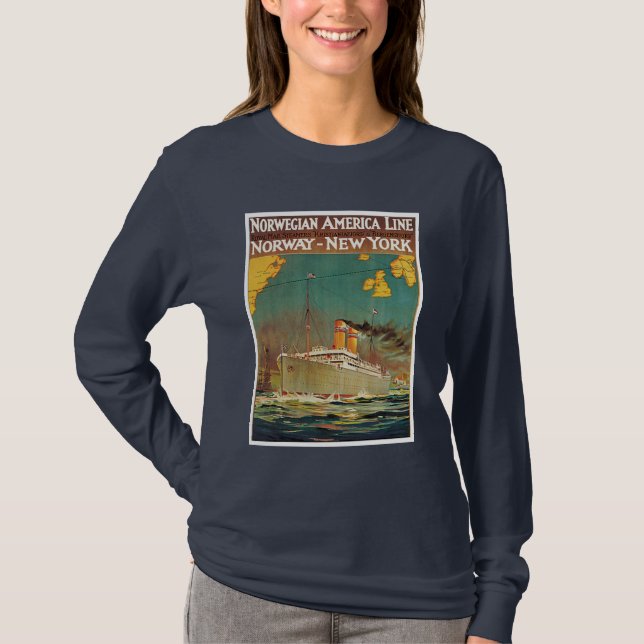 Norwegian American Line T-Shirt (Front)