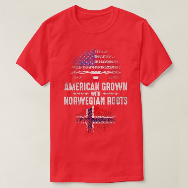 Norwegian American T-Shirt (Design Front)