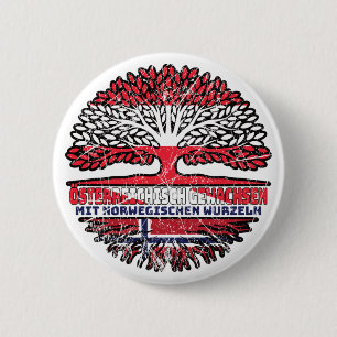 Norwegian Austrian Baum 6 Cm Round Badge