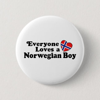Norwegian Boy 6 Cm Round Badge