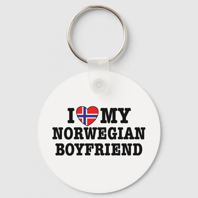 Norwegian Boyfriend Key Ring (Front)