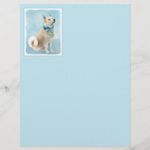 Norwegian Buhund Painting - Cute Original Dog Art