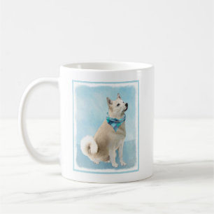 Norwegian Buhund Painting - Cute Original Dog Art Coffee Mug