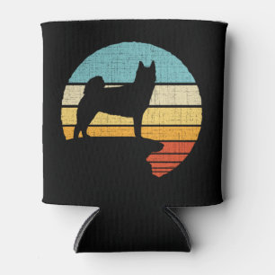  Norwegian Buhund Retro Vintage Dog Puppy Owner  Can Cooler