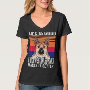 Norwegian Buhunds Makes Your Life Good Vintage T-Shirt