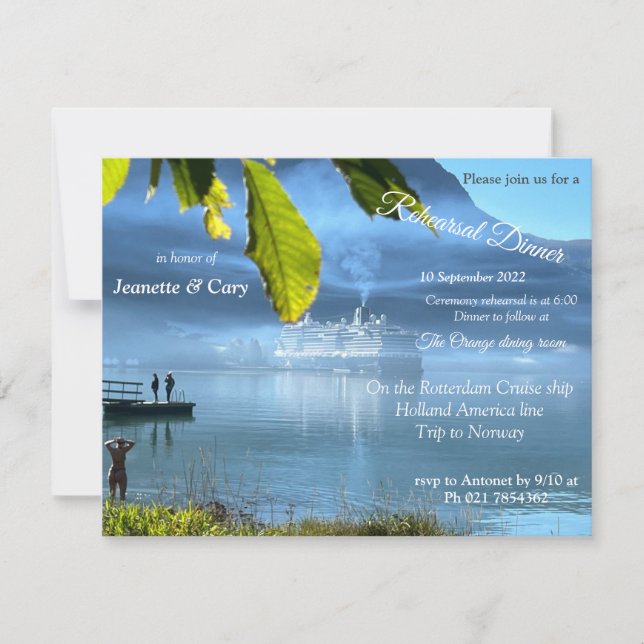 Norwegian Celebrations Invitation (Front)