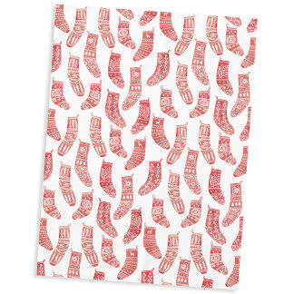 Norwegian Christmas Stockings Pattern Tablecloth