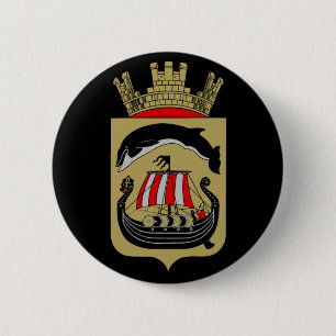 Norwegian Coat of Arms 6 Cm Round Badge