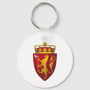Norwegian Coat of Arms Key Ring