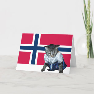 Norwegian Constitution Day card template