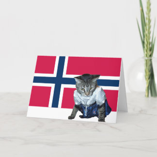Norwegian Constitution Day card template