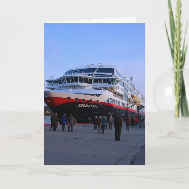 Norwegian cruise ship card (Front)