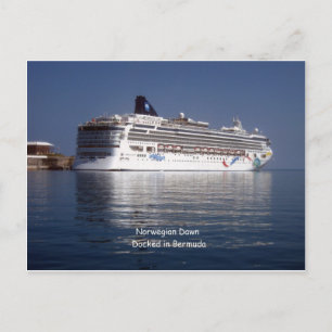 Norwegian Dawn in Bermuda Postcard