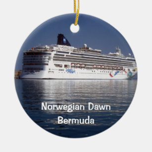 Norwegian Dawn, Norwegian Dawn, Bermuda Ceramic Tree Decoration