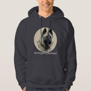 Norwegian Elkhound Art Hoodie