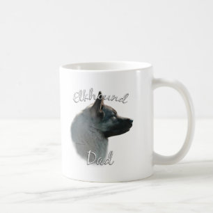 Norwegian Elkhound Dad 2 Coffee Mug