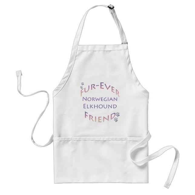 Norwegian Elkhound Furever Standard Apron (Front)