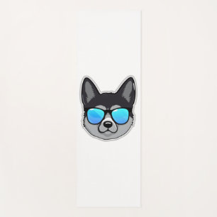 Norwegian Elkhound in Cool Sunglasses Classic T-Sh Yoga Mat