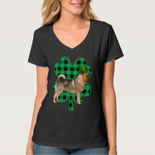 Norwegian Elkhound Leprechaun St Patricks Day Luck T-Shirt
