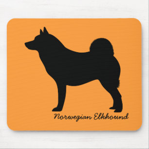 Norwegian Elkhound Mouse Mat
