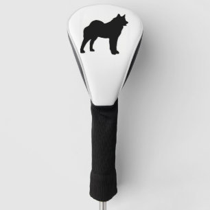 Norwegian Elkhound silo Golf Head Cover