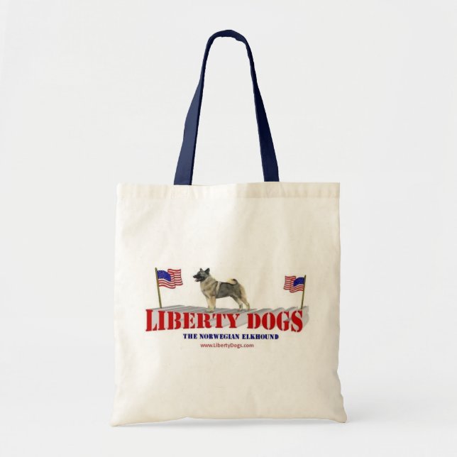 Norwegian Elkhound Tote Bag (Front)