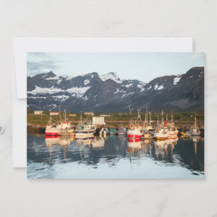 Norwegian Fishing Boats Card