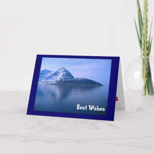 Norwegian fjord card (Front)