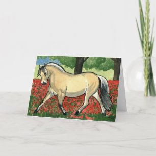 Norwegian Fjord HORSE ART Card
