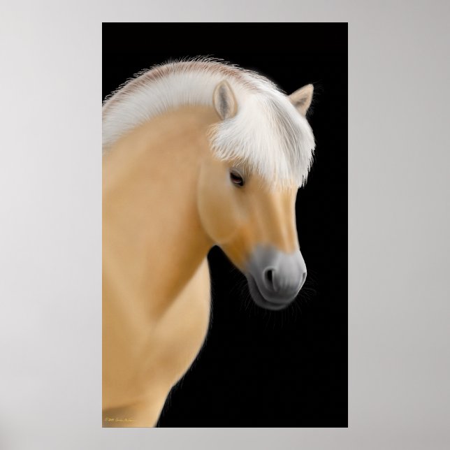 Norwegian Fjord Horse Poster (Front)