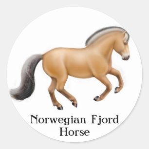 Norwegian Fjord Horse Sticker