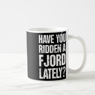 Norwegian Fjord Horseback Riding Fjord Coffee Mug