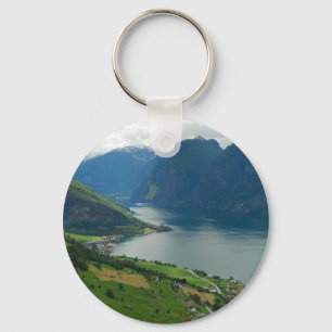 Norwegian Fjord Keychain